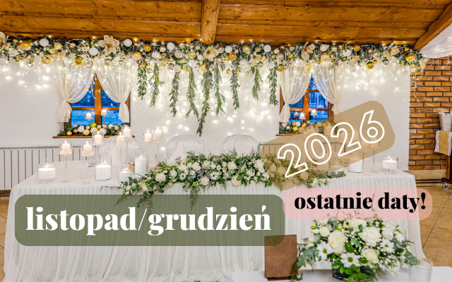 Wolne terminy 2026 #listopad i #grudzień