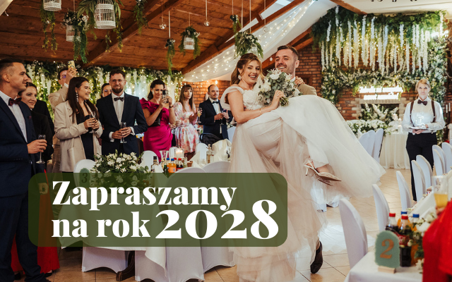 Zapisy na wesele 2028 otwarte!